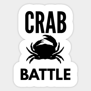 Crab battle Sticker